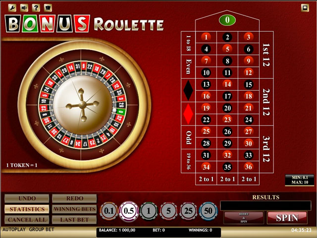 Bonus Roulette Online