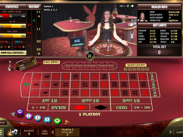 live dealer roulette video