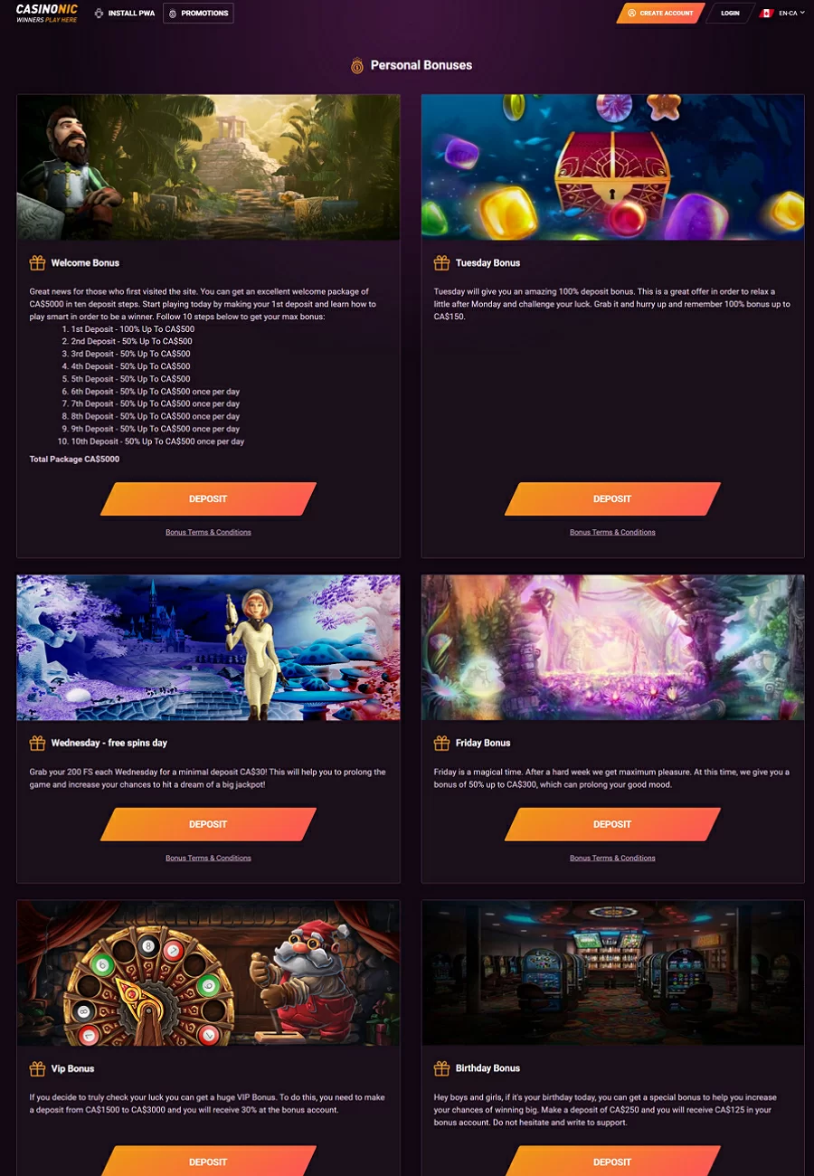 Captura de pantalla de Casinonic Casino Roulette
