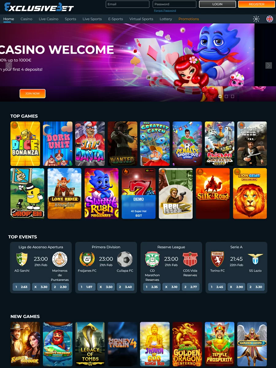 Captura de ecrã da Roleta do Casino Aposta Exclusiva