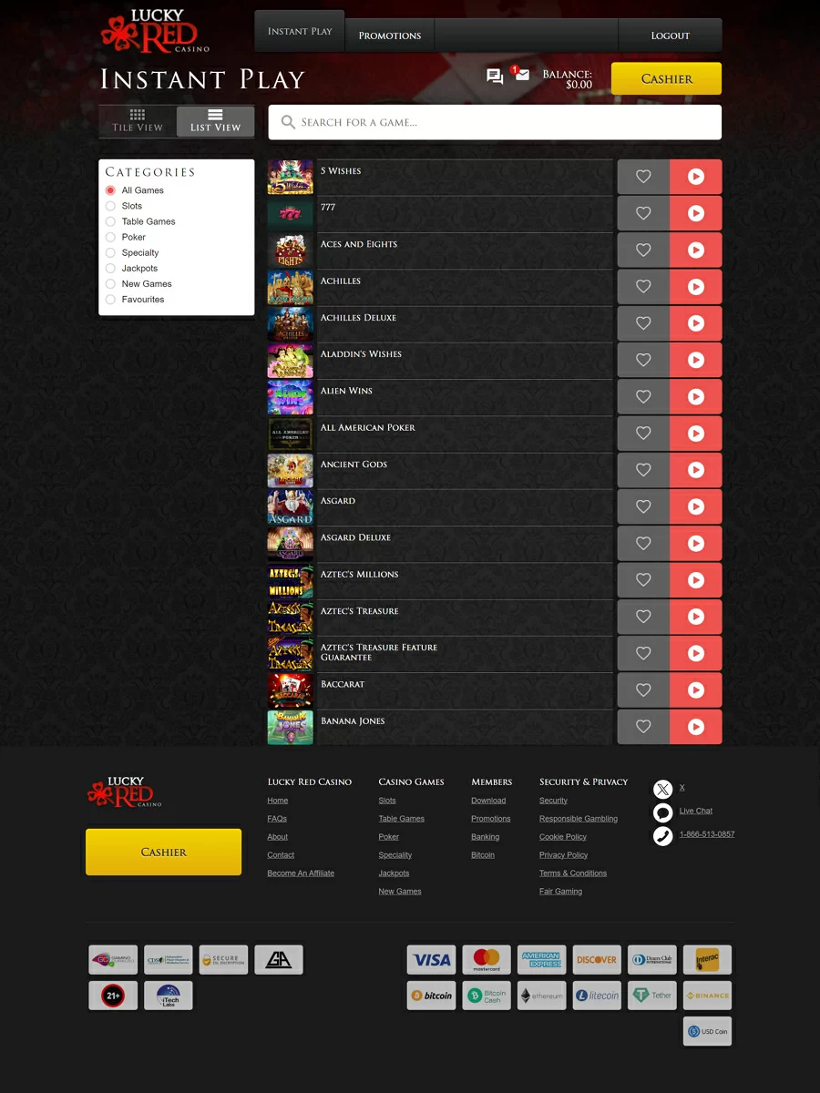 لقطة شاشة روليت كازينو لاكي ريد روليت